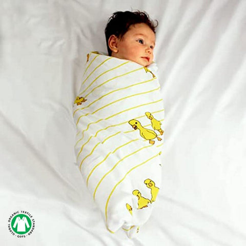 Duck Design Muslin Swaddle Wrap